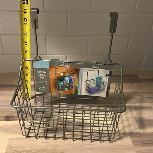Over-the-Cabinet Door Storage Basket - Picture 8 of 9